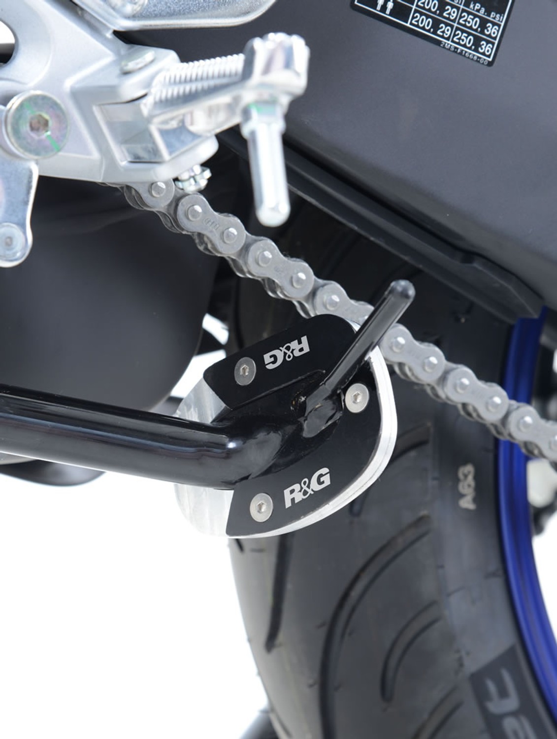 R&G Racing Kickstand Shoe for Yamaha YZF-R25 '14-'22, YZF-R3 '15-'21, MT-25 '15-'21, MT-03 '06-'22 R&G Racing Kickstand Shoe for Yamaha YZF-R25 '14-'22, YZF-R3 '15-'21, MT-25 '15-'21, MT-03 '06-'22